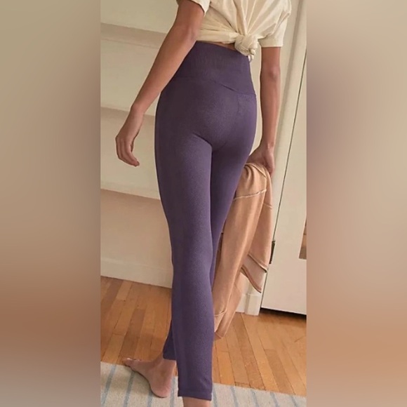 Free People Movement Free Throw Leggings, Blue Violet, sz M - Picture 2 of 11